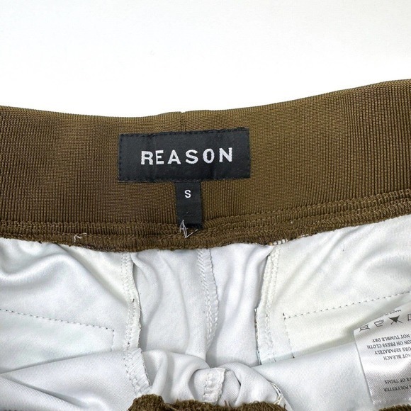 Reason Brand Colorful Serpent Men’s Poly Drawstring Shorts Pockets Size Small - Picture 4 of 6